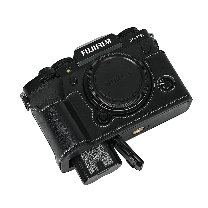 PU Leather Camera Half Base Body Case Cover Protector for