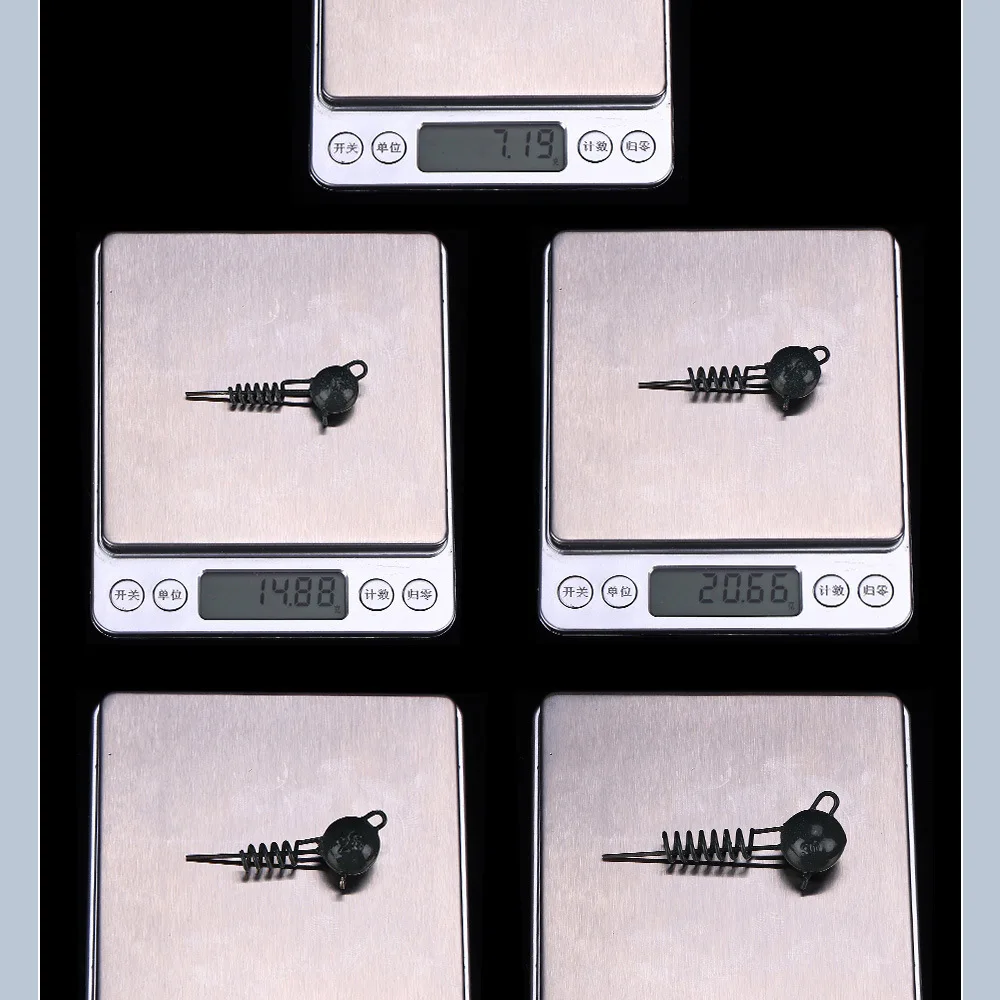 Angelzubehör, Schraube, Bleigewicht, Down-Sinker, 7 g/15 g/20 g/25 g/30 g, schnell, frei hängende Feder-Sinker, Lot 3 Stück, Ausverkauf – Detail 7