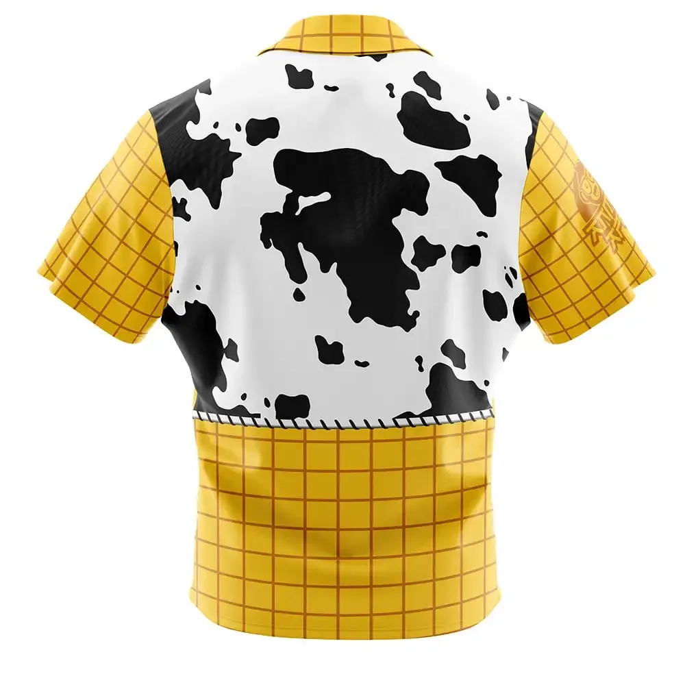 Woody Yellow Shirt Men's Short Sleeve Shirt Graphic 3D Printed Lapel Men and Women Fashion Tee Short Sleeve Career casual short sleeved shirt,short sleeved shirt