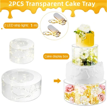 Clear Acrylic Cake Stands 1