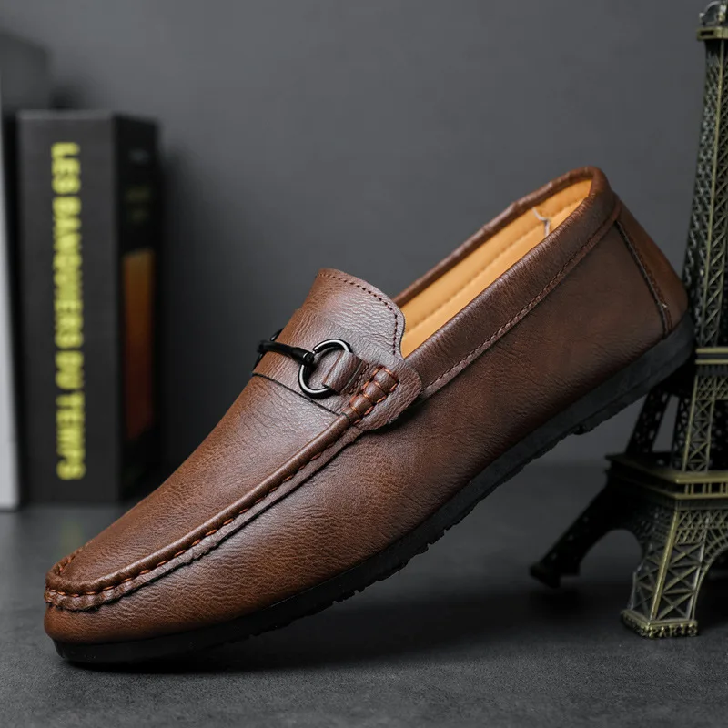 

Leather Casual Shoes for Men Artificial Leather Sneakers Luxury Brand High Quality Sports Shoes Zapatos Vestir Hombre