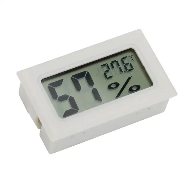 Beltéri Környezeti Hőmérséklet -Érzékelő Egyszerű Mini Tartós Higrométerek Páratartalom Kijelző Eszköz Lcd Elektronikus Higrométer 1,5 V - Image 3
