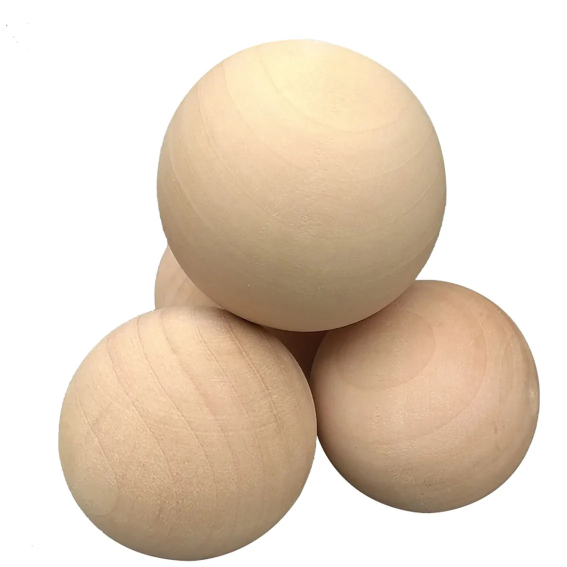 100 Pieces 18mm Natural Wooden Balls, Large Wooden Balls, Unfinished Solid  Round Wood Ball Beads NO HOLE Findings