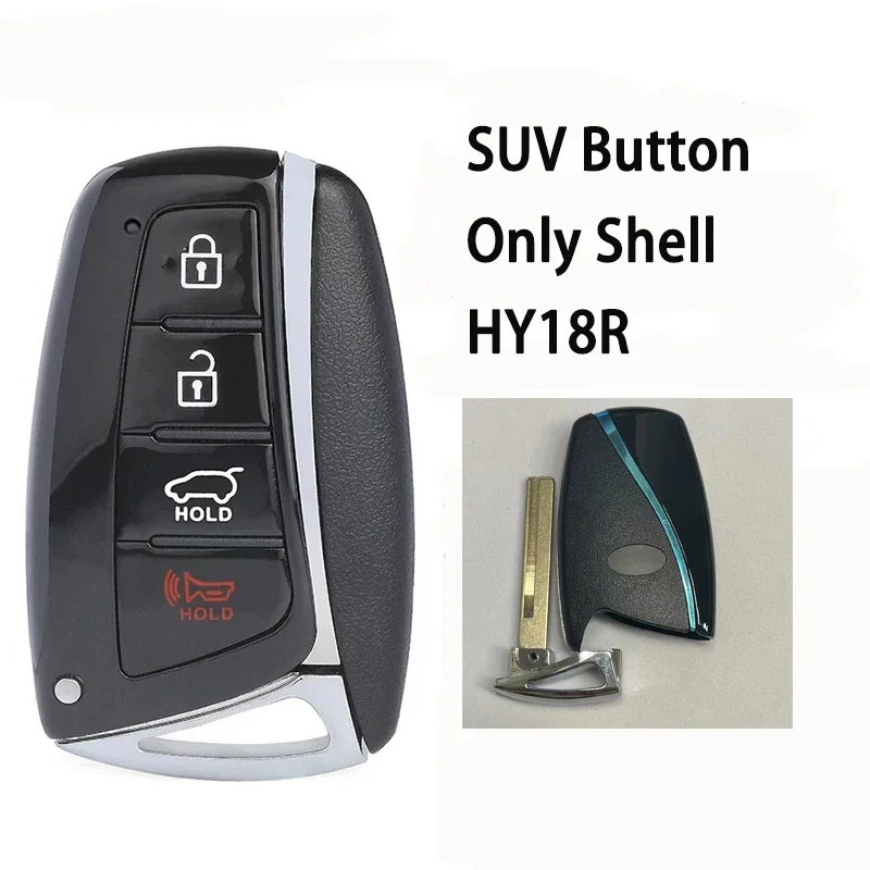 Per Hyundai 2013-2018 Santa Fe 3 + 1 Pulsante Smart Key (Suv) Shell Hy18R/Hy22 Con Logo