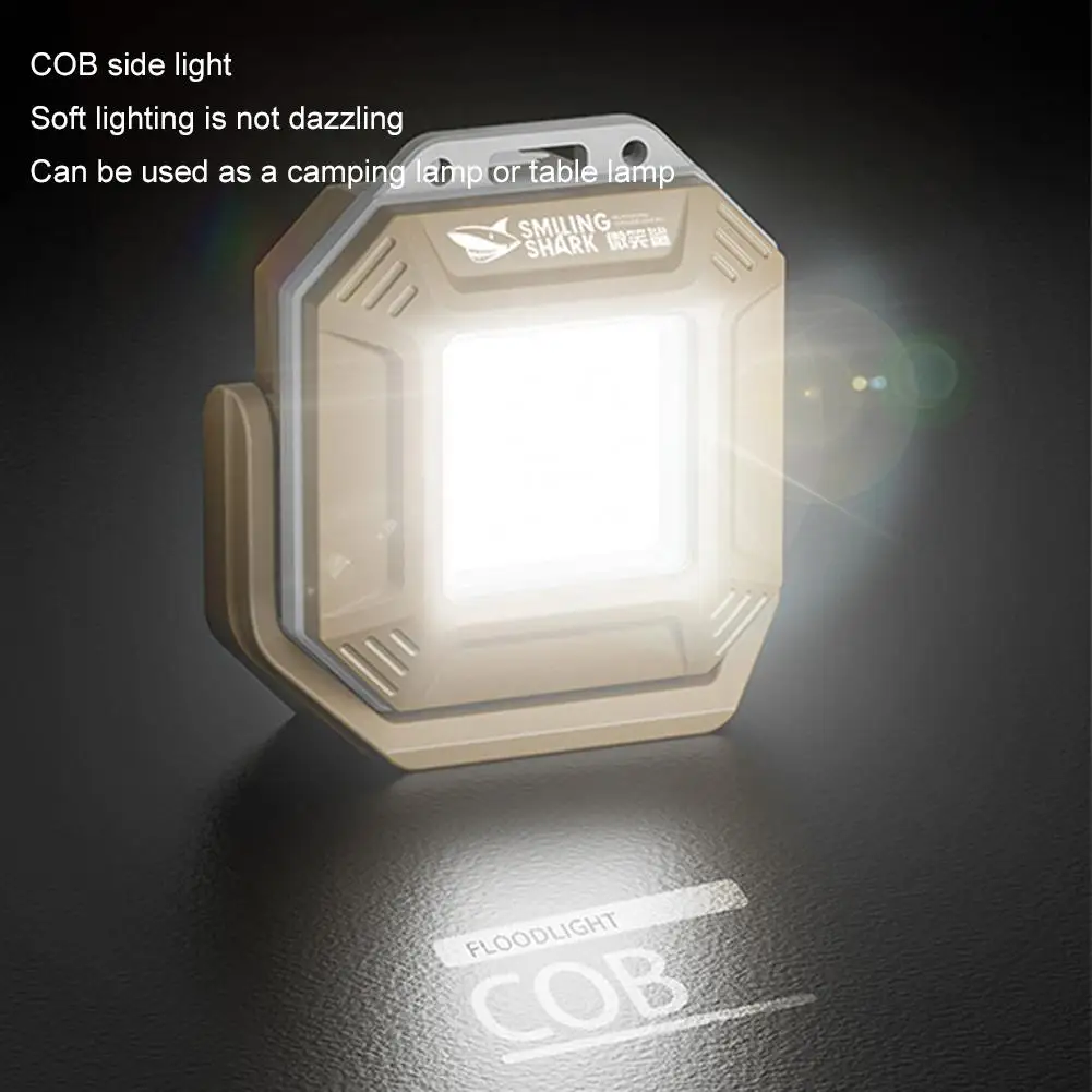Pocket Work Light COB LED Inspection Lamp Waterproof Emergency Flashlight With Magnetic Base Portable Torch Light for Car Repair