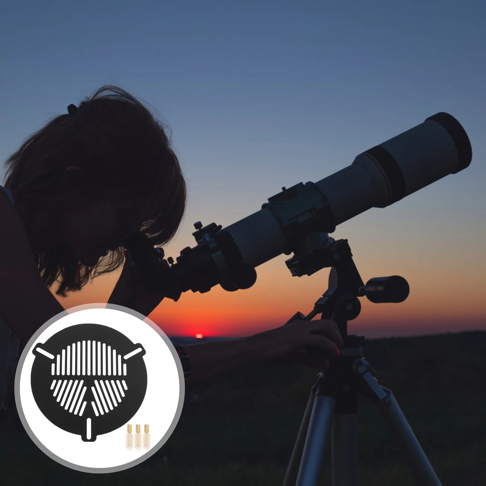 

Focus Fishbone Aluminum Alloy Mask Astronomical Telescopes Camera Bahtinov