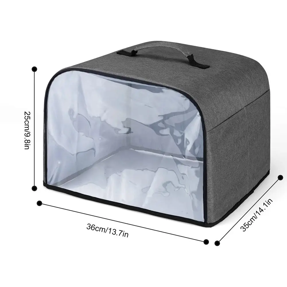 Toaster Cover Durable Kitchen Air Fryer Microwave Dust Cover Household Bread Baking Hood For Ninja Foodi Grill Accessories Tools microwave food cover microwave dust cover air fryer hood kitchen dust cover