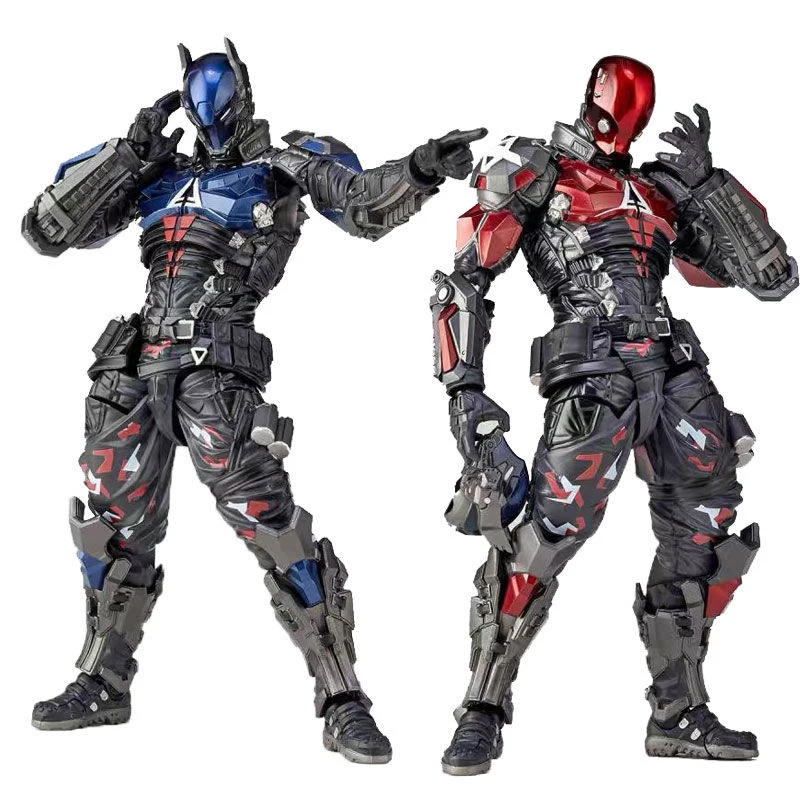 17cm DC Batman: Arkham Knight Action Figure PVC 024 Collection Doll AMAZING  YAMAGUCHI Movable Batman Model Toys Christmas Gifts