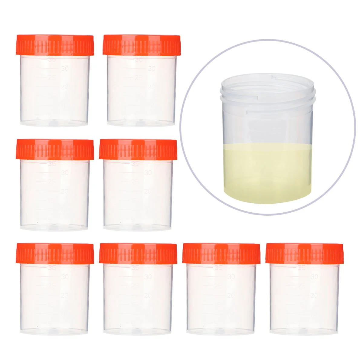 

Urine Collection Sample Bottle Container Specimen Cup Sample Collection Cup Laboratory Cylinder Color Send Random