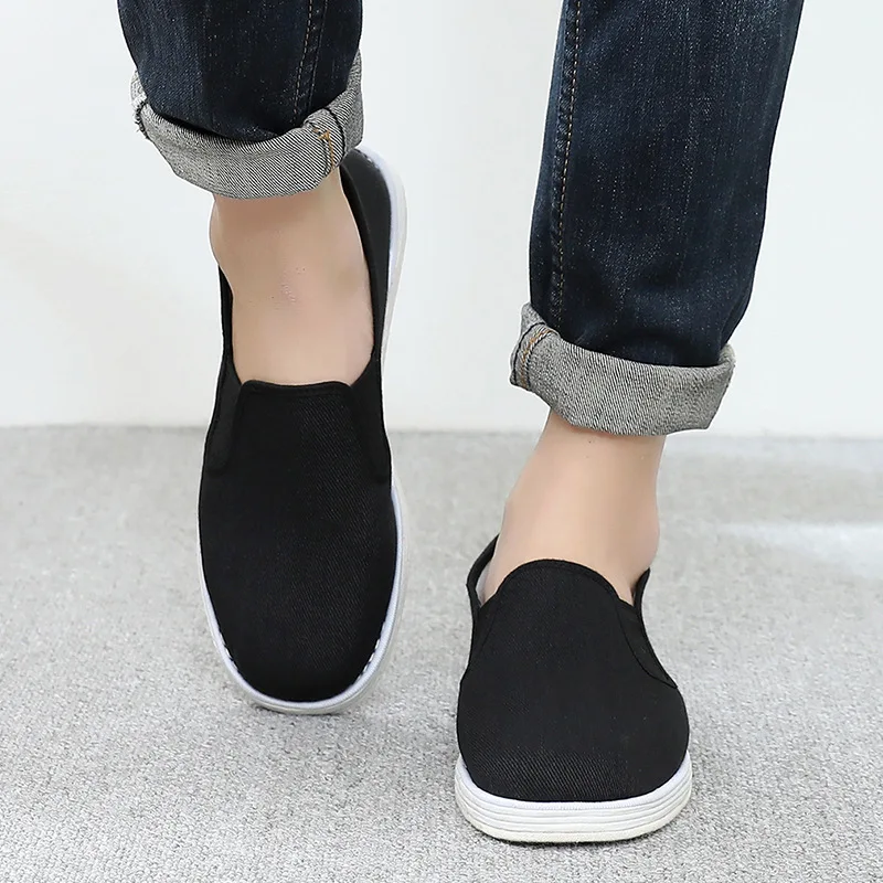 Black multi-layer cotton sole manual Shaolin Monk Wushu Training Shoes Tai Chi Martial arts cloth Shoes Kung fu Sports Sneakers 4
