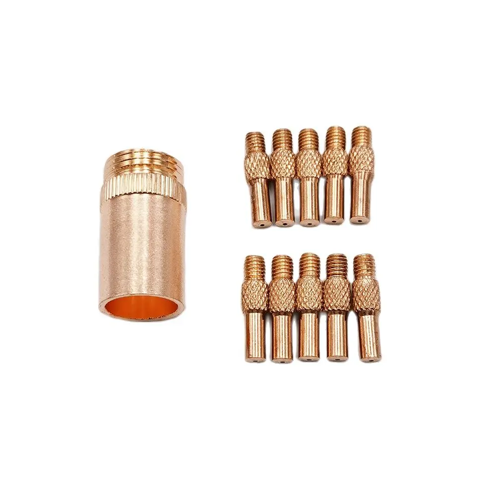 Free Shipping NBC200 NBC-200 NBC-200A  E-Cu Nozzle Contact Tip For MIG Spool Gun Push Pull Feeder Aluminum Steel Welding Torch free shipping 2pcs lot 3d printer ultimaker 2 um2 stainless steel 5x8x12mm feeder knurled wheel extruder drive gear