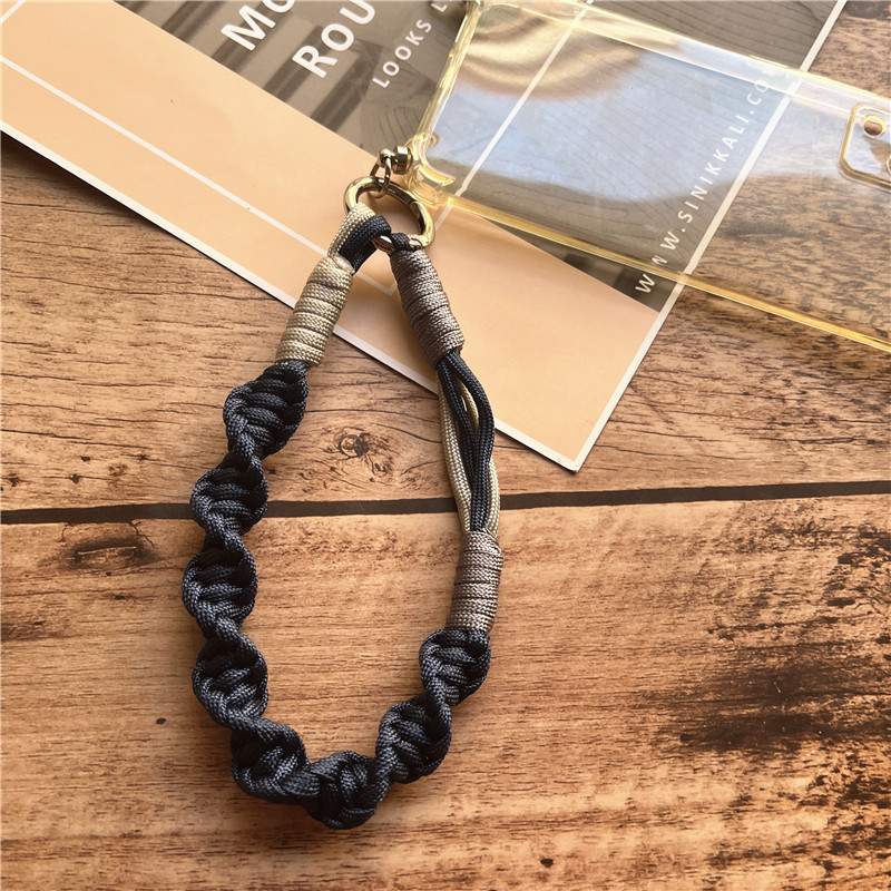Phone Keychain Charm Simple Wrist Strap Handwoven Cord for Keys Couple Phone Lanyard Luxury Pendant for Mobile Car Keychain Rope