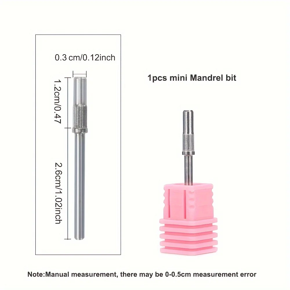 Sanding Bands For Nail Art, 80/120/180/240 Grit, Mini Nail Drill Bits For Manicure And Pedicure 3