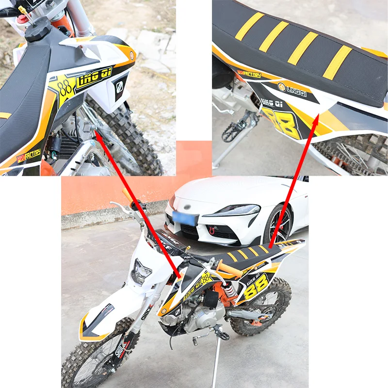 3M Graphics Sticker Backgrounds Decal For KT 65 For TaoTao DB20 Model Dirt Bike.Decals 3M Motorcycle Stickers