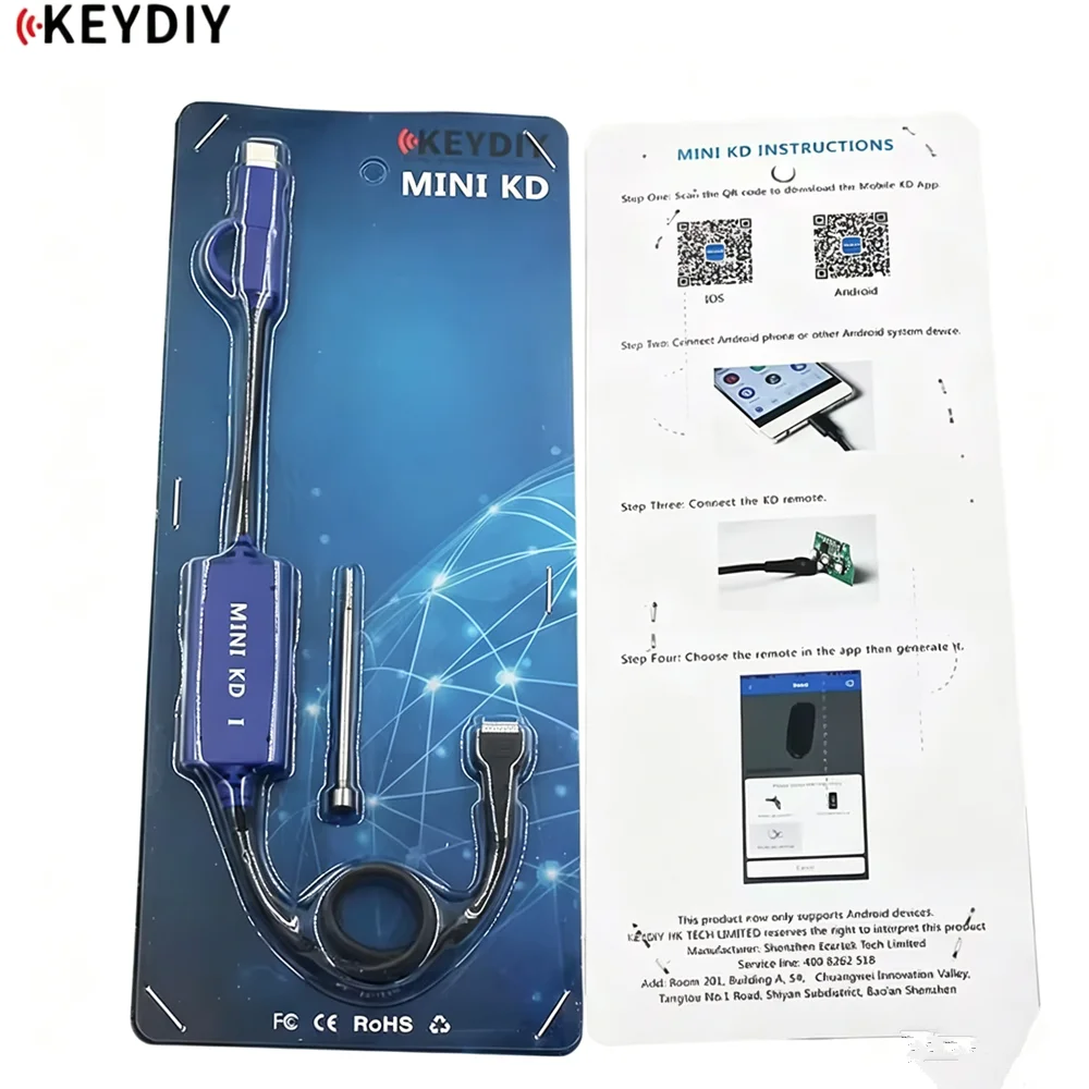 Mini KD Remote Key Generator - Universal Auto Key Programming