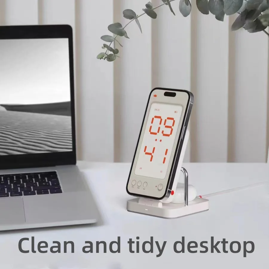 

3-в-1 магнитный держатель беспроводного зарядного устройства для зарядных устройств iPhone