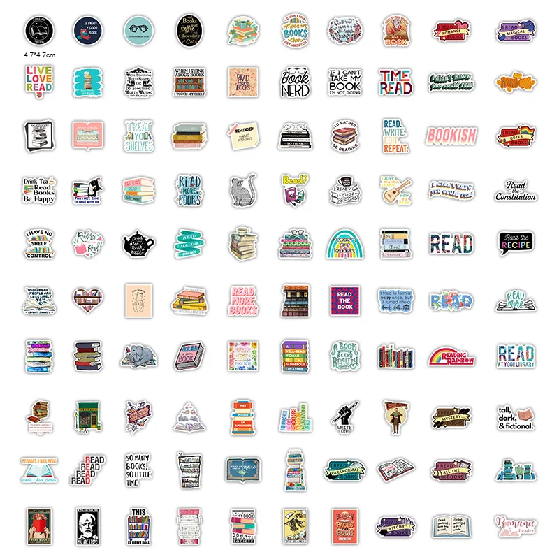 100 Pcs Vintage Stickers Pack,Aesthetic Journaling Stickers,Kindle Stickers  for Water Bottle Laptop Scrapbook Book Phone,Vinyl Stickers for Teens