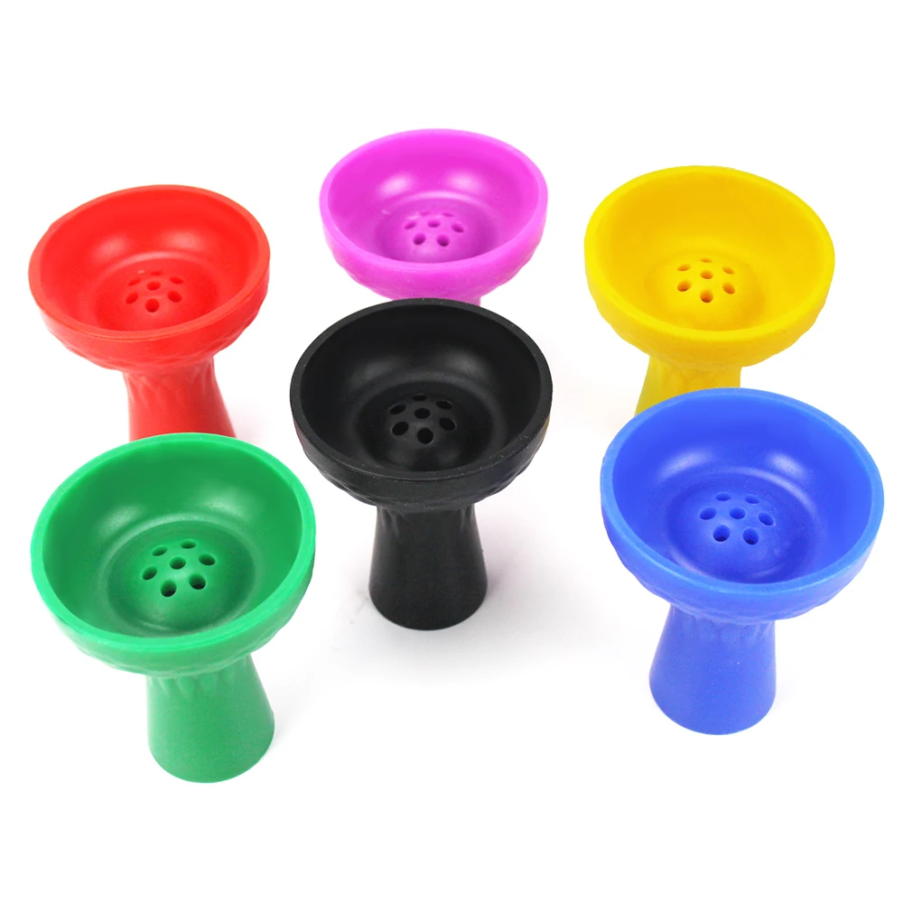 Multicolor Hookah Silicone Bowl Durable Tobacco Bowl Shisha Nargile Sheesha Narguile Chicha Cachimbas Hookah Accessories