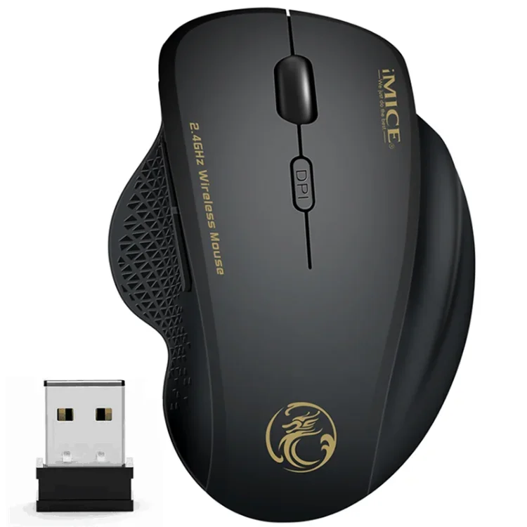 

Logitech Wireless Mouse Ergonomic Computer Mouse PC Optical Mause with USB Receiver 6 buttons 2.4Ghz Wireless Mice 1600 DPI