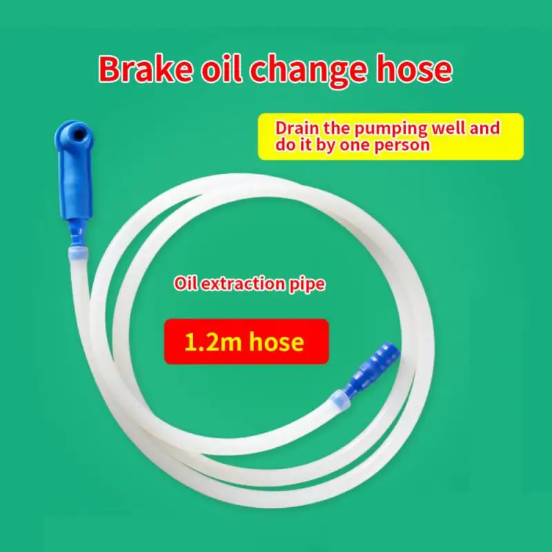 

Oil Bleeder Drained Kit Connector Construction Brake Oil Replacement Tool With 1.2m Oil Pumping Pipe For Car Vehicle Accessories