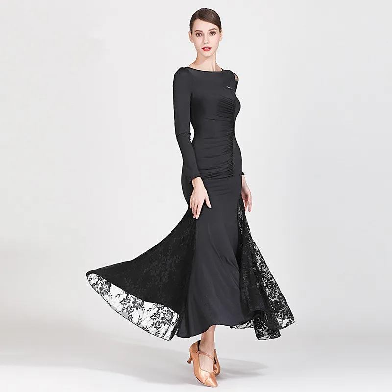 

Fashion Cheap Women Dancewear Sexy Lace Green Ballroom Dress