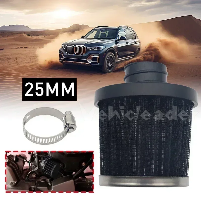 25mm Air Diesel Parking Heater Intake Filter Silencer Intake Pipe+Clamp For Webasto Eberspacher Diesel Parking Heater Accessory