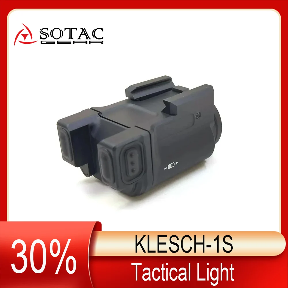 Tactical Zenitco KLESCH 1S FLASHLIGHT Glock Pistol Hanging Scout Light