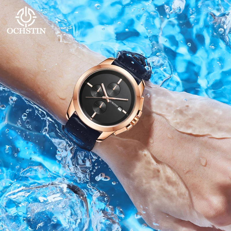 Ochstin Creative Nylon Series Fashionable and Gorgeous Original Multi functional Movement Waterproof Watch Men's Quartz Watch