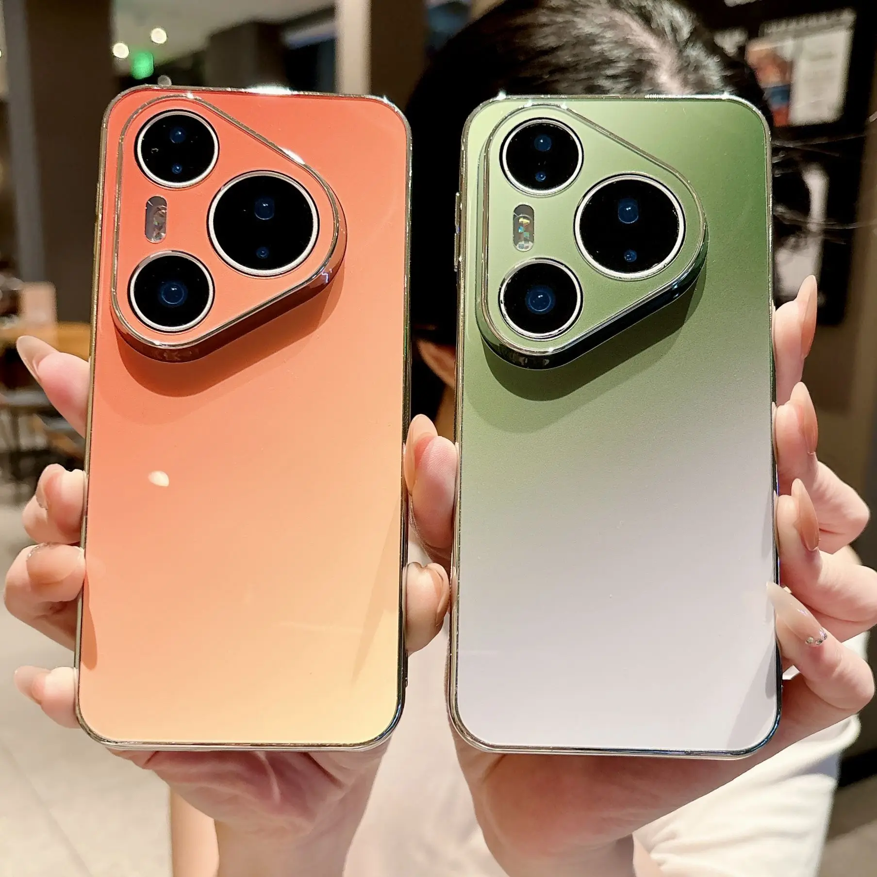 Luxury Matte Gradient Anti-Fall Shockproof Phone Case Cover
