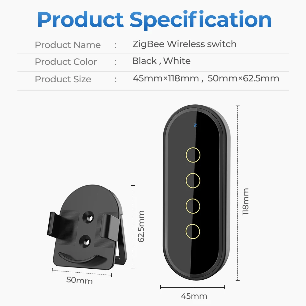 Tuya Wifi Zigbee intelligent wireless scene touching switch home light remote controller 2.5D curved tempered glass fluorescent smart switch,smart light switch,wireless remote control switch