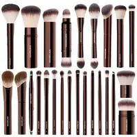 Hourglass Makeup Brushes Powder Foundation Contour Cream Blush Bronzer Make Up Brush Eyeshadow liner Smudge Brush Single branch 1