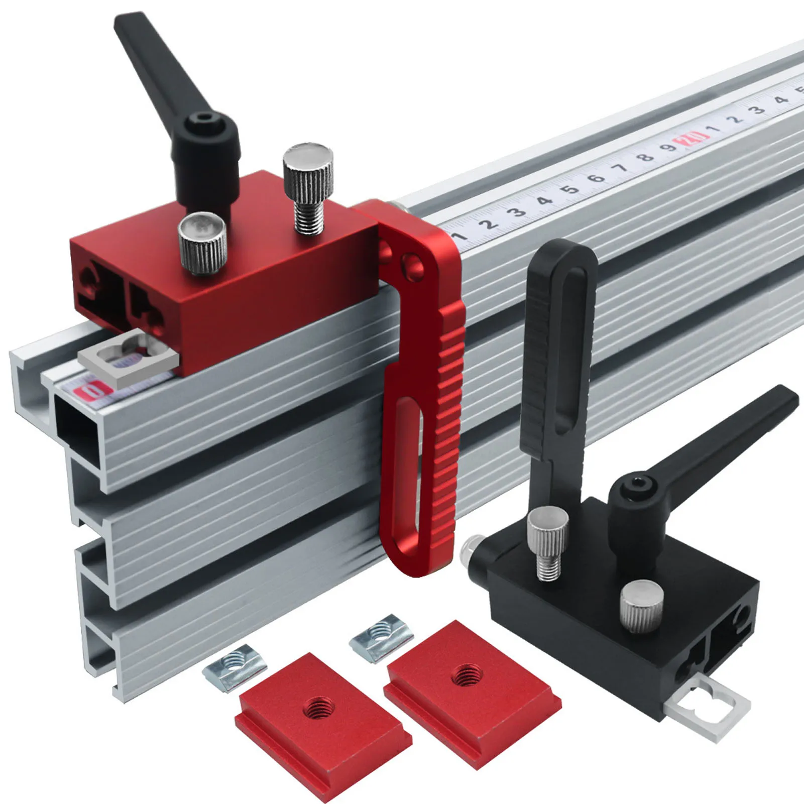 T-track 75 Type Aluminium Alloy Miter Track Stop Woodworking Chute Rail T-slot Miter Track Jig T-track T Screw Fixture Slot