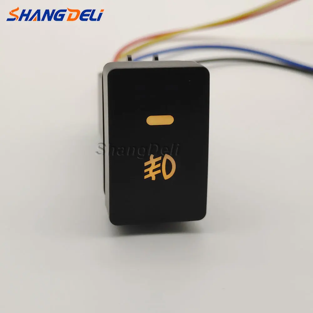 Per Honda Fit Hrv Crv Vezel Brv 2017 2018 2019 2020 2021 Giallo Led Luce Anteriore Fendinebbia Pulsante Interruttore
