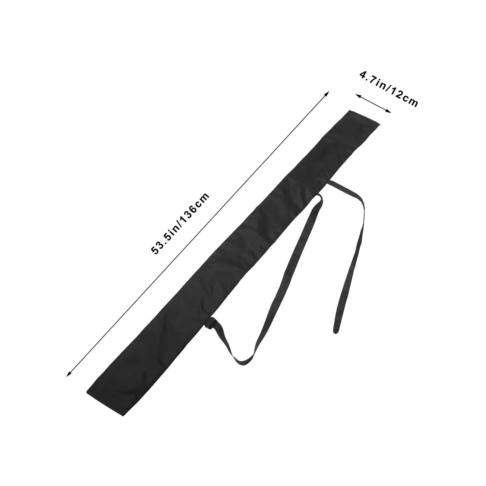 Borsa posteriore con spada Ninja giapponese borsa con coltello in bambù nero Set di coltelli in legno Set di spade borsa a tracolla spade borsa per il trasporto