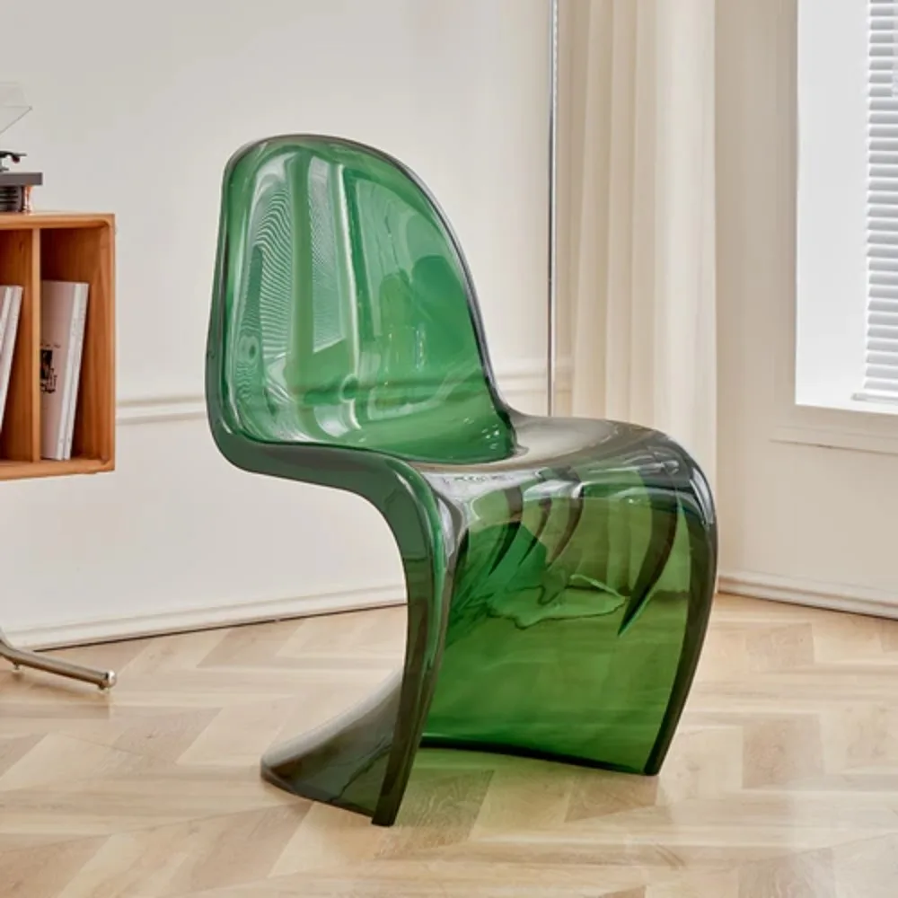 

Outdoor Nordic Kitchen Dining Chair Design Black Floor Office Transparent Chair Bedroom Barstools Sillas Cocina Home Furniture