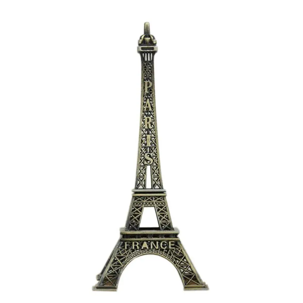 Home Cute Decor Accessories Miniatures Furniture 1Pc French Souvenir Modello In Metallo Fotografia Prop Decorazione Per La Casa