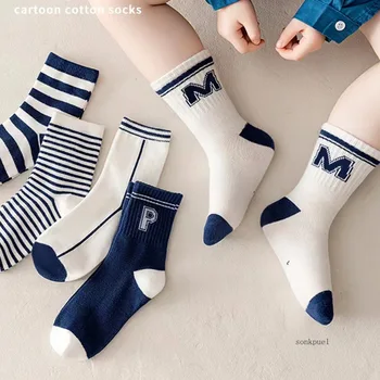 5 Pairs Kids Spring Sports Socks – 1