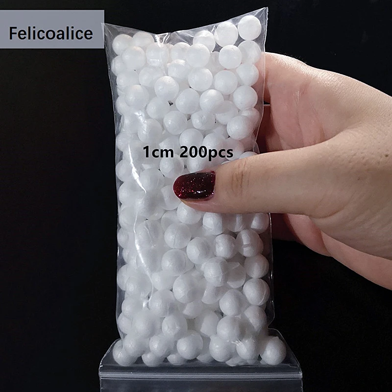 Palline Di Polistirolo 68 Pezzi - 3cm, 4cm, 6cm Per Fai Da Te, Decorazioni E Artigianato - Foto 9