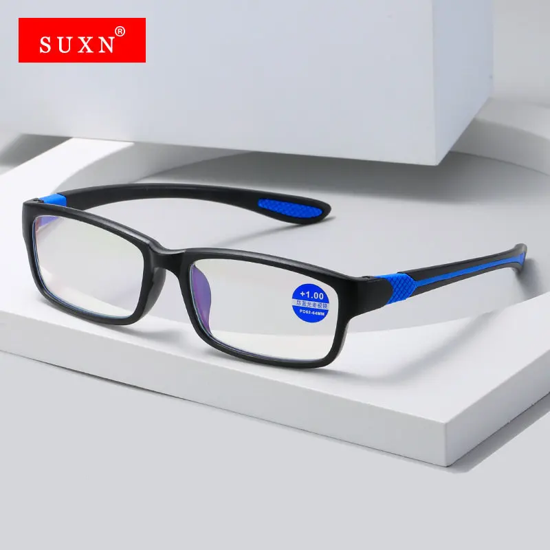 Reading Glasses Men Women Sports Anti blue Light Reading Glasses Black