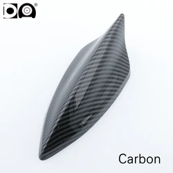 Universal 5D Shark Fin Car Radio Antenna with Enhanced Signal and Sleek Piano Paint Finish (Carbon)