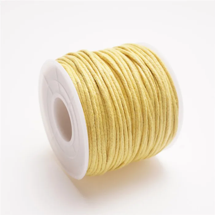 1.5mm 15m/35m Waxed Cotton Cord Beading Cord Waxed String Wax Cord for  Jewelry Making