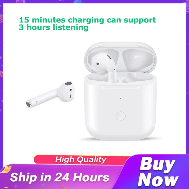  Boîtier de Charge sans Fil pour AirPods Pro 1 et AirPods Pro 2,  Remplacement de Charge Étui de Chargement avec Bouton de Couplage  Compatible