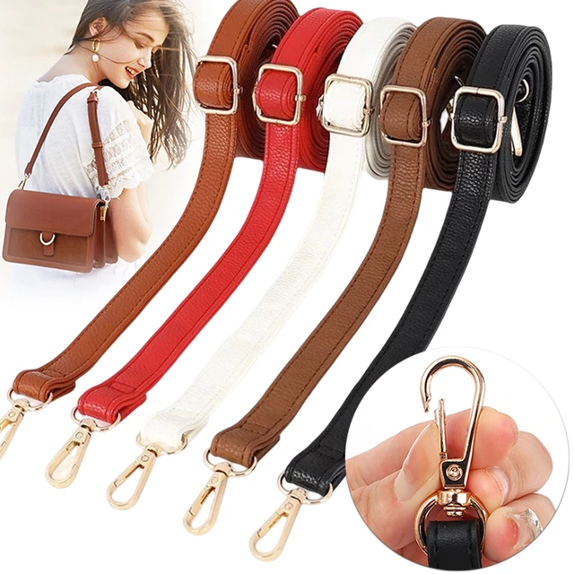 125cm Long Pu Leather Bag Strap Accessories For Handbags 1.2cm