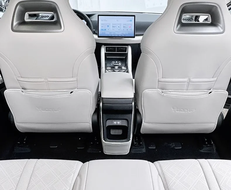 BYD 위안 프로 위안 UP EV 2024 2025 차량용 시트 뒷면 발차기 방지 매트 방수 방오 보호 매트 인테리어 액세서리 3개