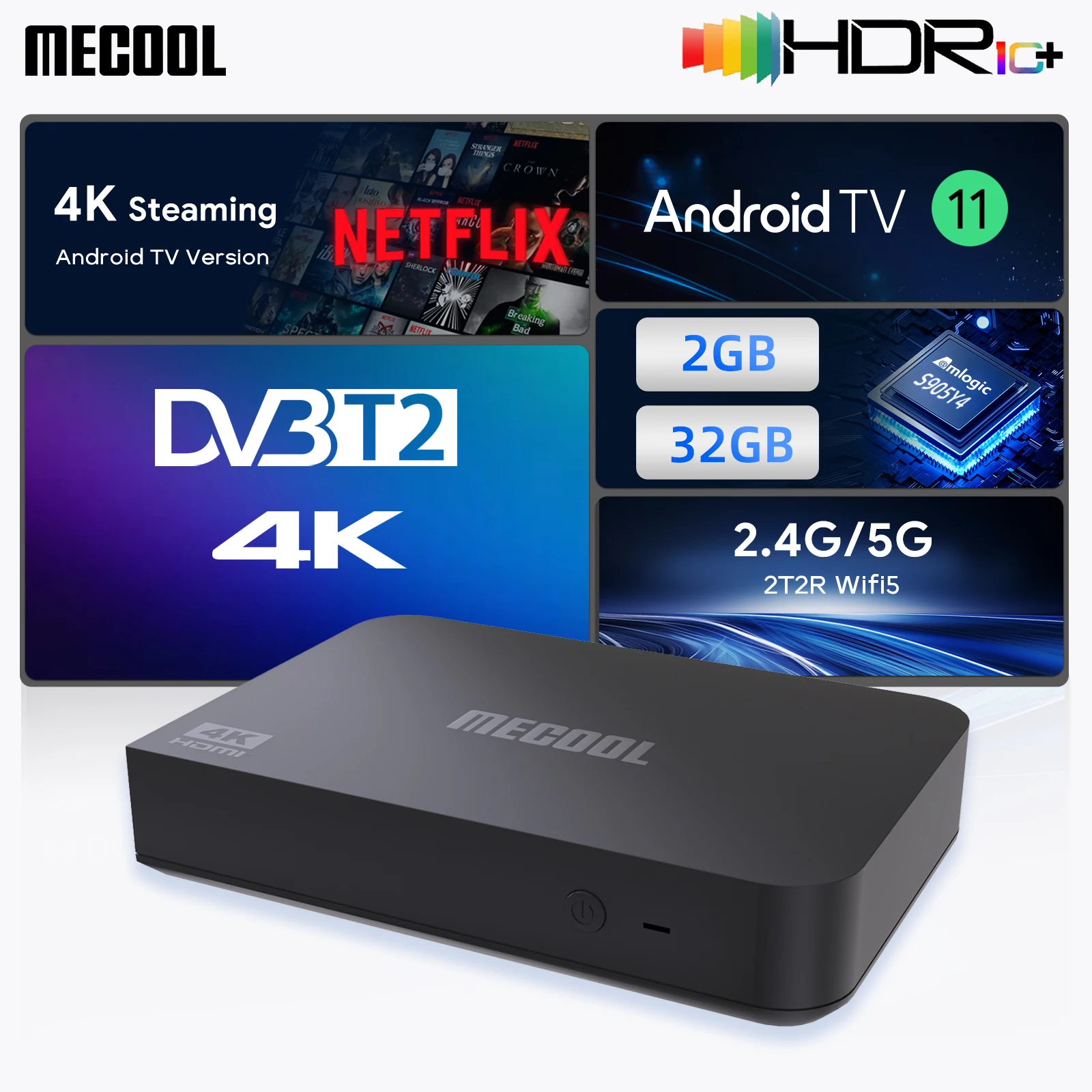 Smart Tv Box X88 Pro 10 Smart Tv Mecool Km9 Netflix MECOOL DVB T2