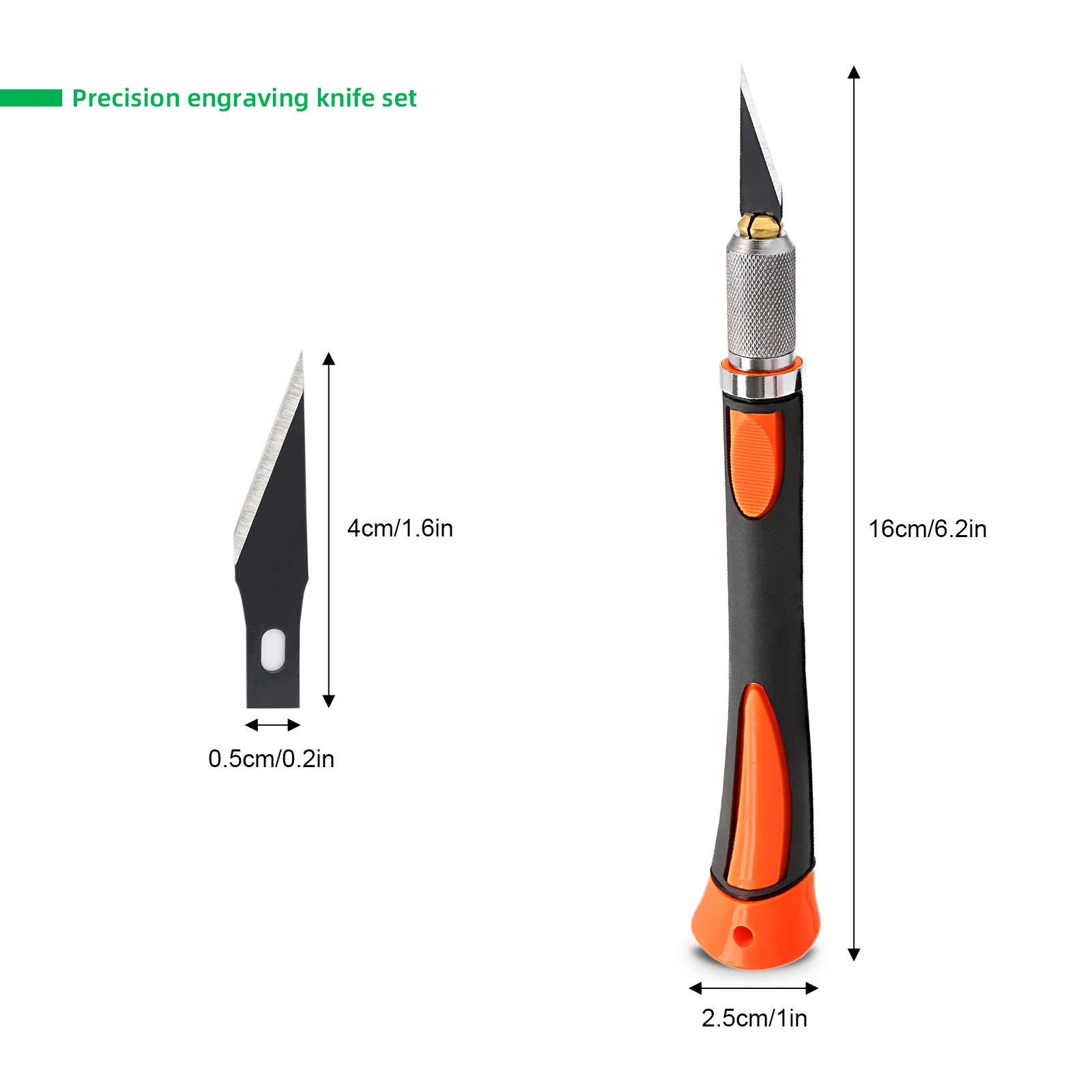 EHDIS Carbon Steel Blades Craft Knife For Cutting Window Tint Vinyl Film Sticker Precision DIY Artwork Cutting Wood Carving Tool