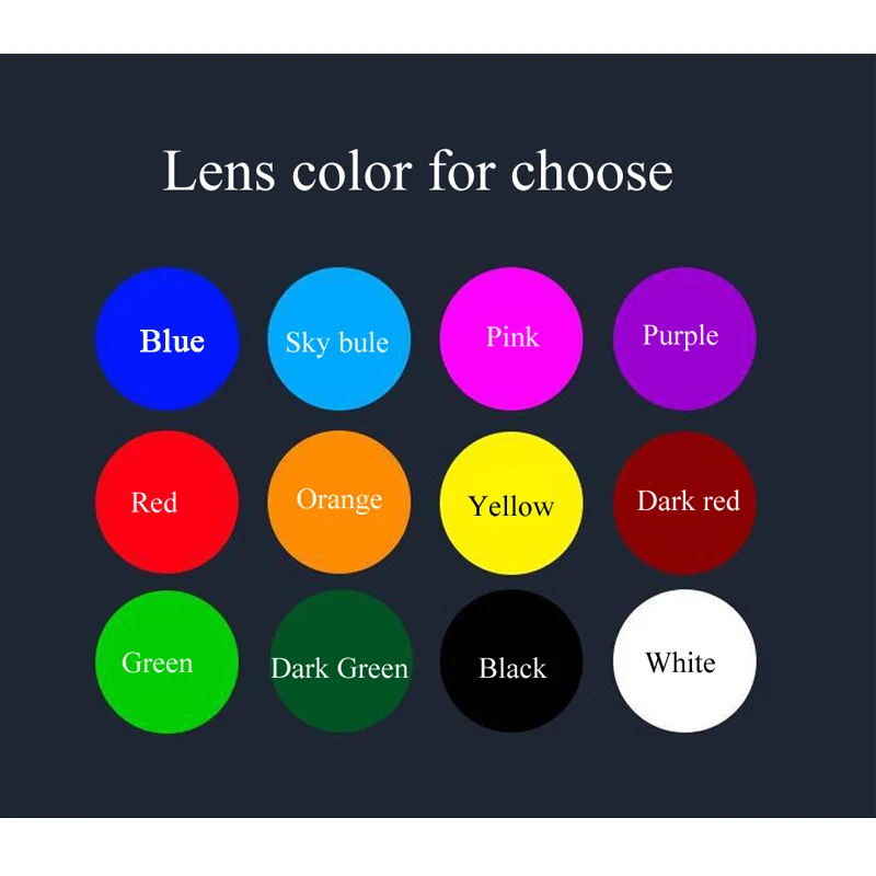 HD Image Glass Chip Projection 53mm 37.5mm Gobo Lens Led Gobo Projector gobo projector lenses