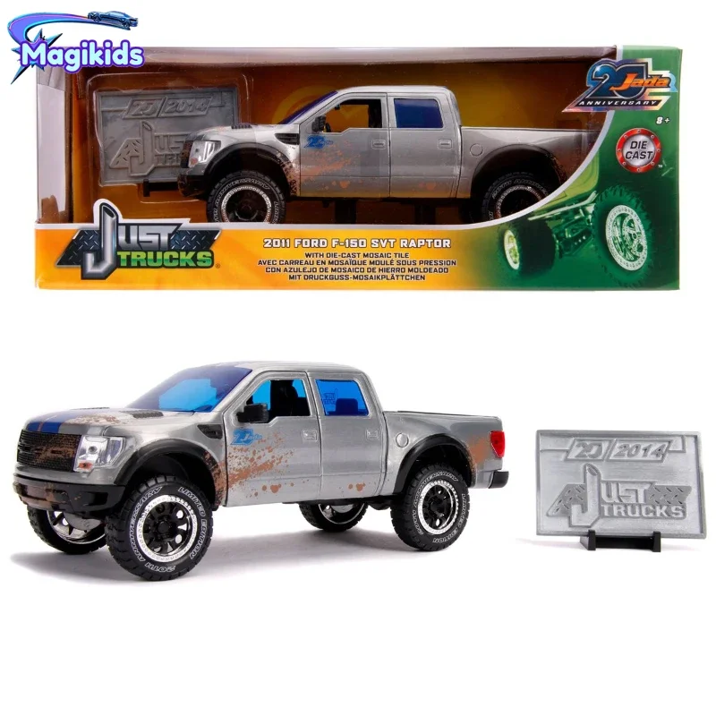 

20th Anniversary 1:24 2011 Ford F-150 SVT RAPTOR Simulation Diecast Car Metal Alloy Model Car Toys for Children Gift Collection