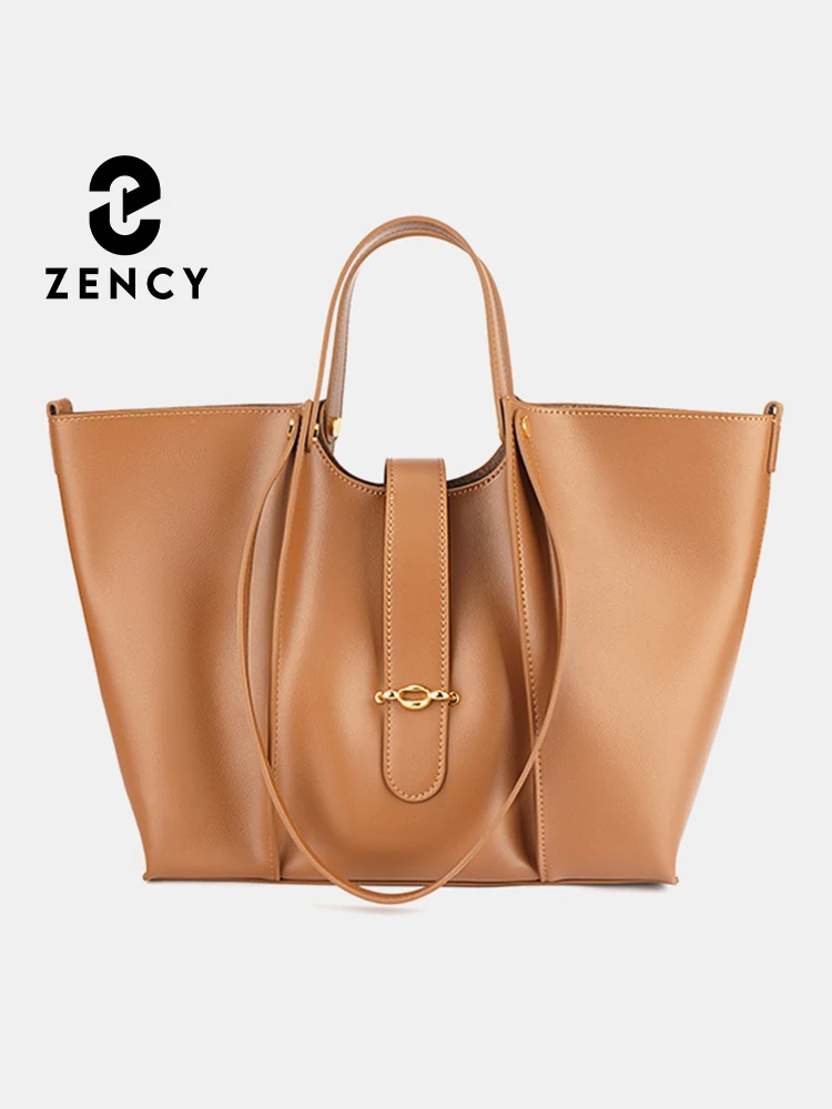 Leather Tote Bag for Women Large With Zipper Pocket Handmade Brown Tote  With Shoulder Strap Shoulder Bag Crossbody Messenger Handbag Handles 