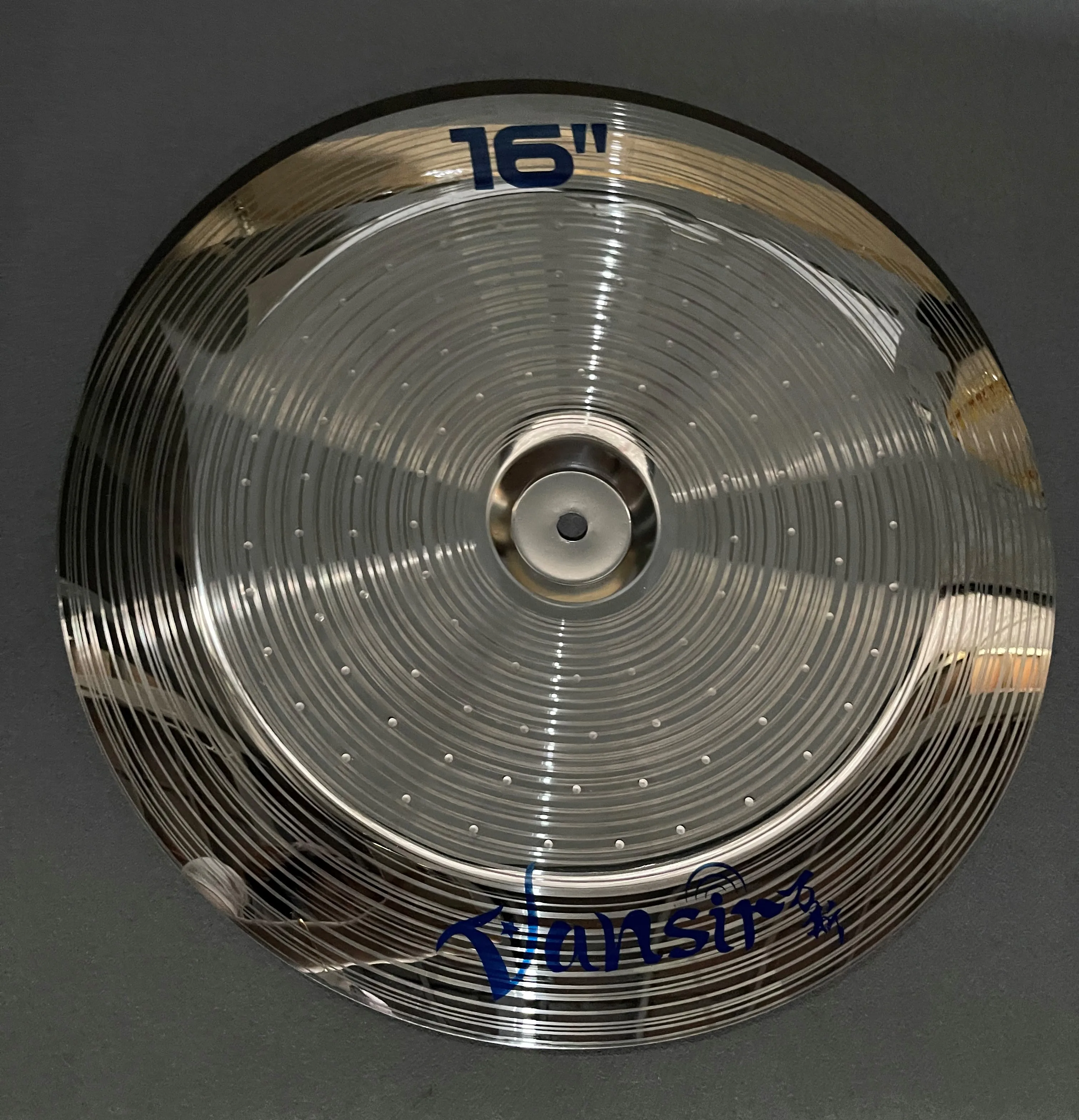 Vansir Polishing Alloy Silver Color 16'' China / Ozone Cymbal For Drum Set drum cymbal kit
